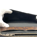 Louis Vuitton Wallet Monogram Macassar Zippy Vertical Brown — view 7