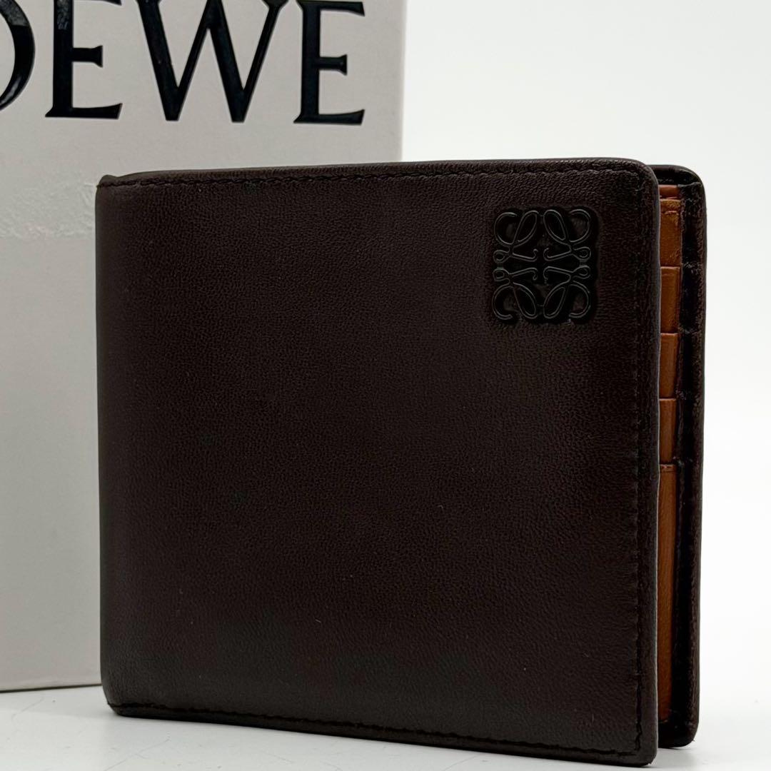 Loewe Anagram Bifold Billfold Card Case Compact