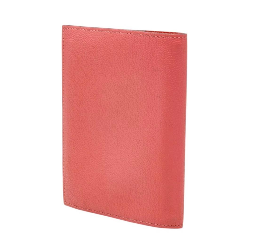 Hermes Agenda GM Notebook Cover Pink Chevre — view 2