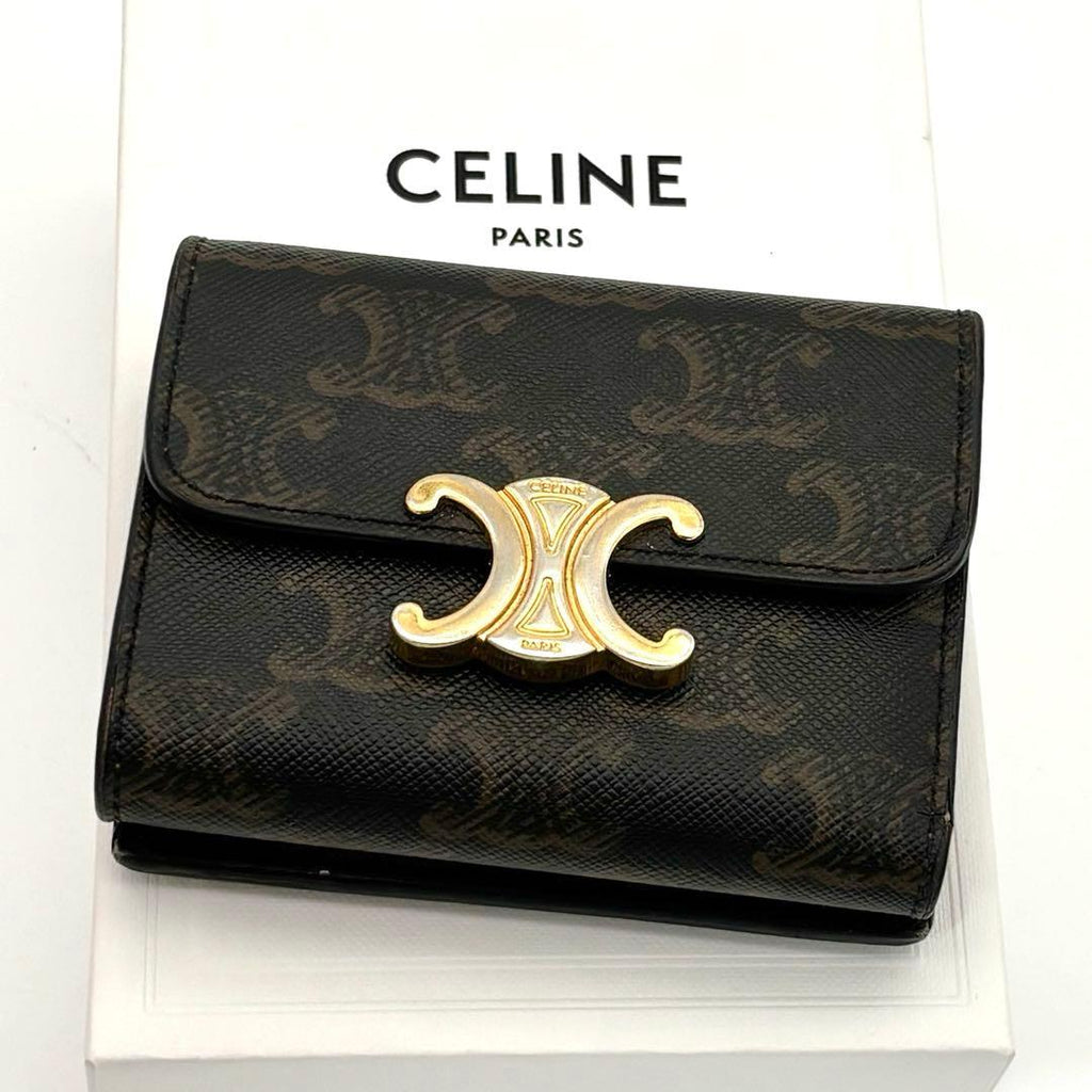 Celine Wallet Compact with Coin Compartment All Pattern — view 2