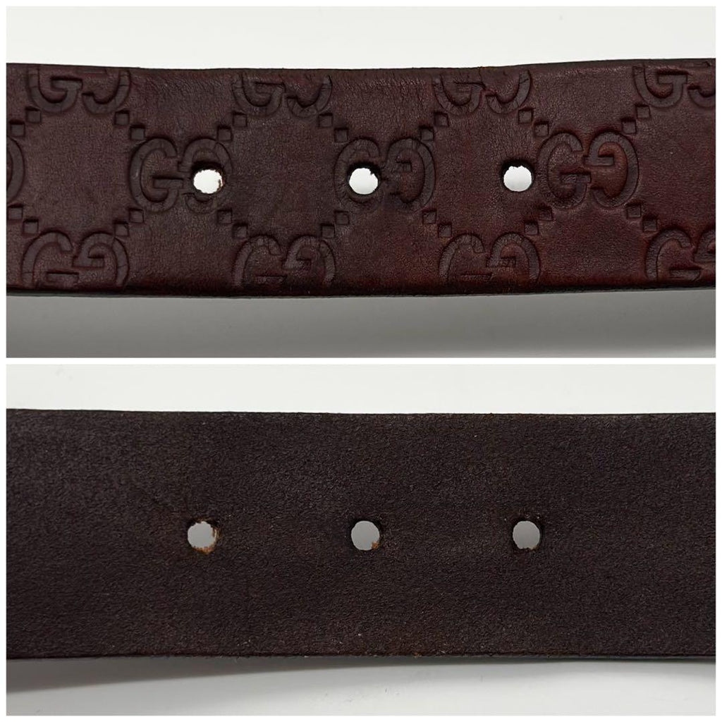 Gucci Era Vintage GG Belt Brown — view 7