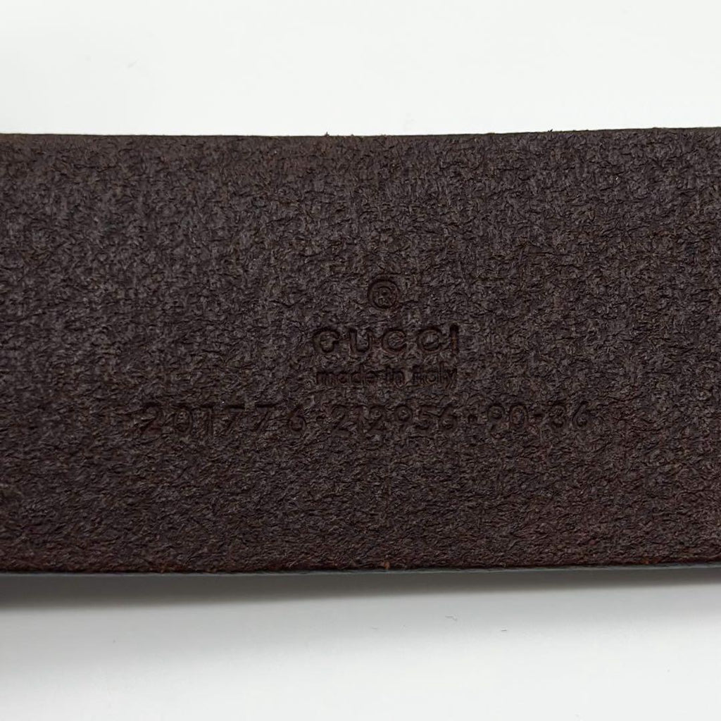 Gucci Era Vintage GG Belt Brown — view 8