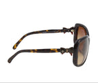 Chanel Side Ribbon Tortoiseshell Sunglasses Eyewear — view 9