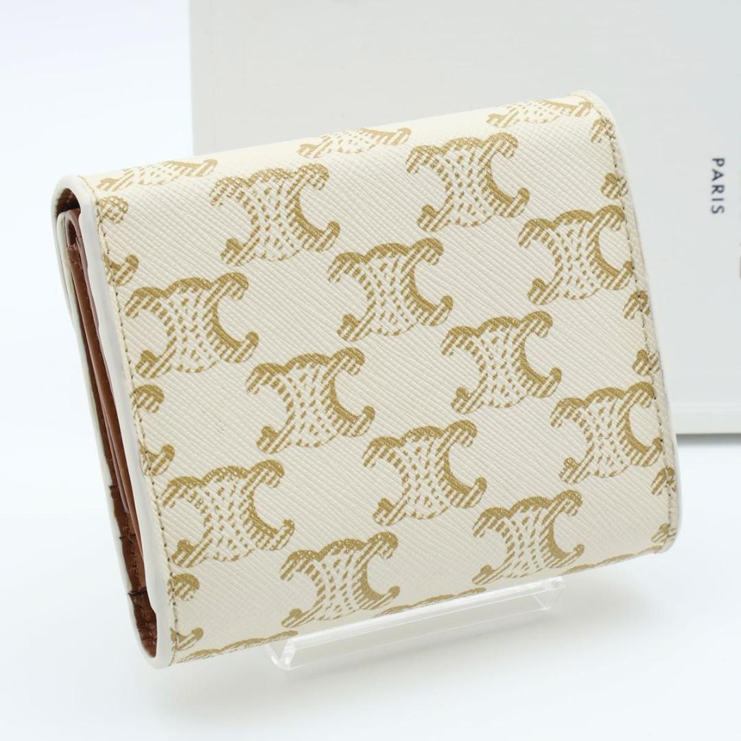Celine Small Flap Wallet Trifold Triomphe — view 9