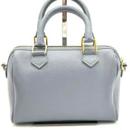 Celine Mini Boston Bag Cuir Triomphe Light Blue — view 3