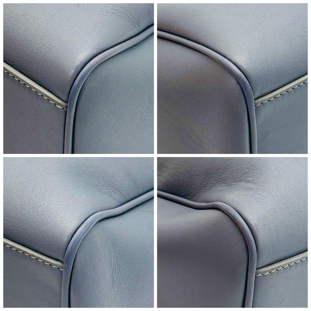 Celine Mini Boston Bag Cuir Triomphe Light Blue — view 5