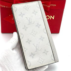 Louis Vuitton Wallet Portefeuille Brazza NM Taigarama White — view 2
