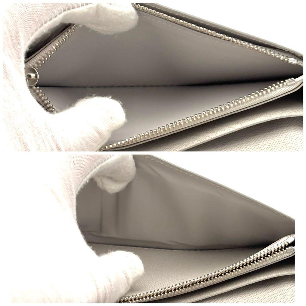 Louis Vuitton Wallet Portefeuille Brazza NM Taigarama White — view 4