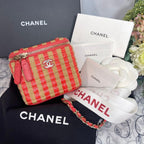 Chanel Chain Shoulder Vanity Basket Bicolor