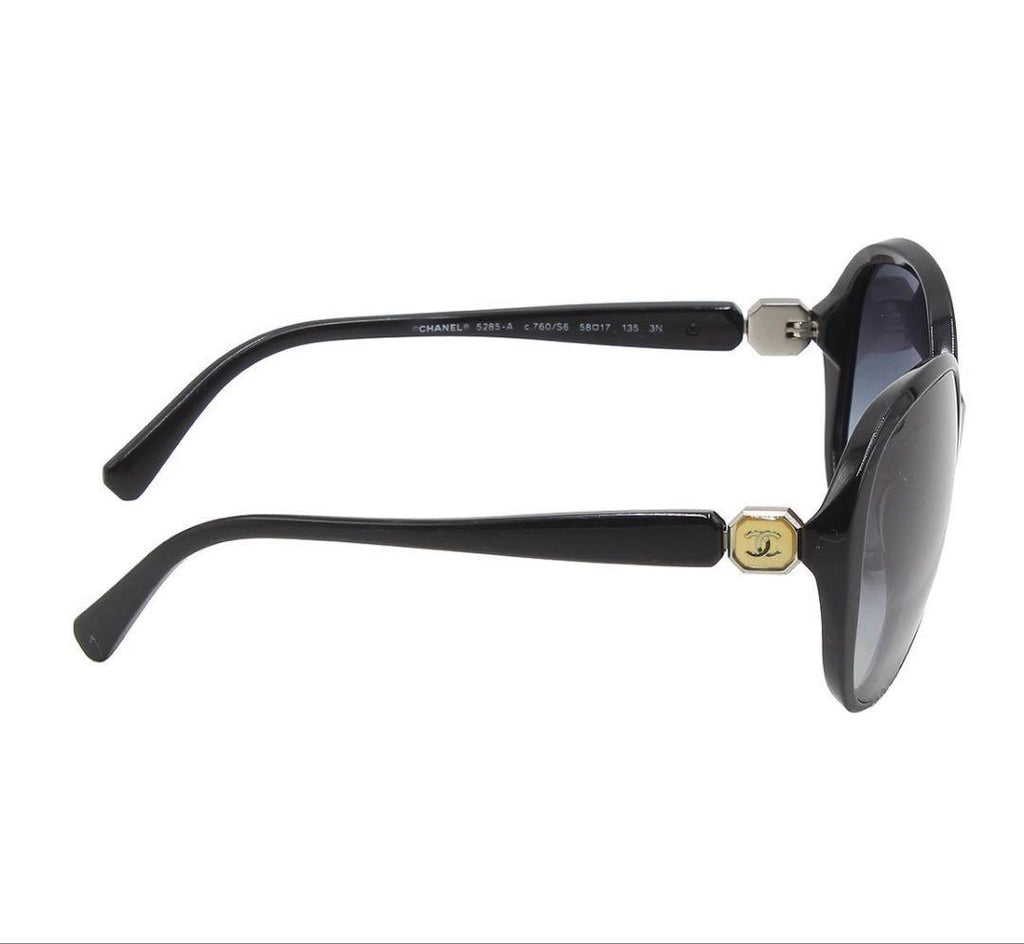 Chanel Side CC Logo Sunglasses Eyewear — view 4