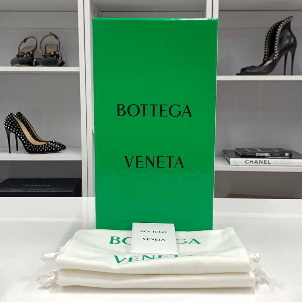 Bottega Veneta Lambskin Quilted Mules White — view 9