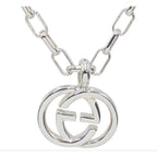 Gucci SV 925 Interlocking G Chain Necklace — view 5