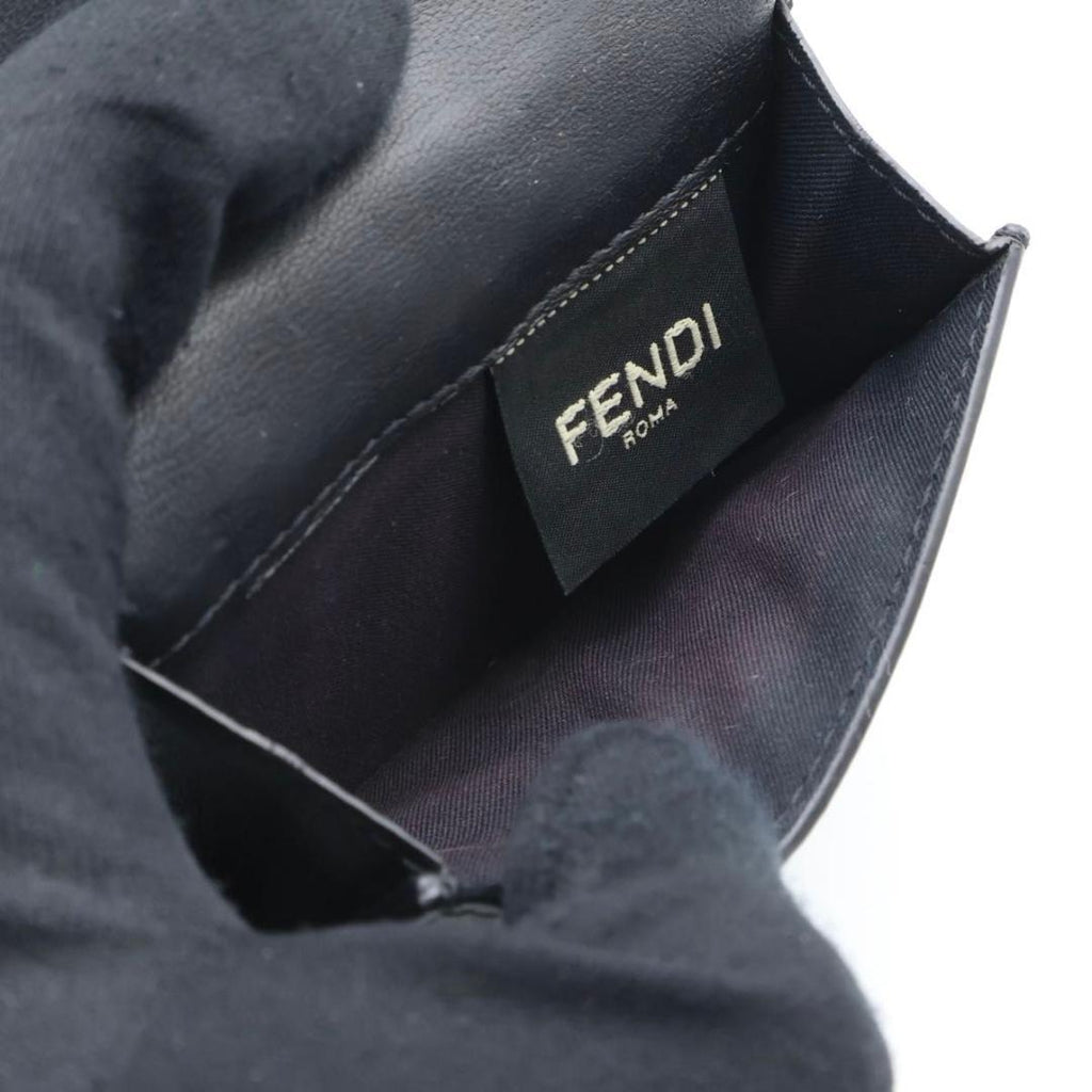 Fendi Baguette Trifold Wallet Zucca Pattern — view 3
