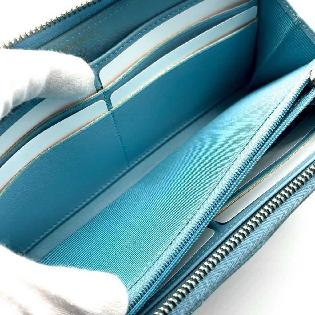 Chanel Wallet Quilted Round Zip LB — view 6