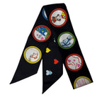 Hermes Twilly Tea Time Silk Scarf
