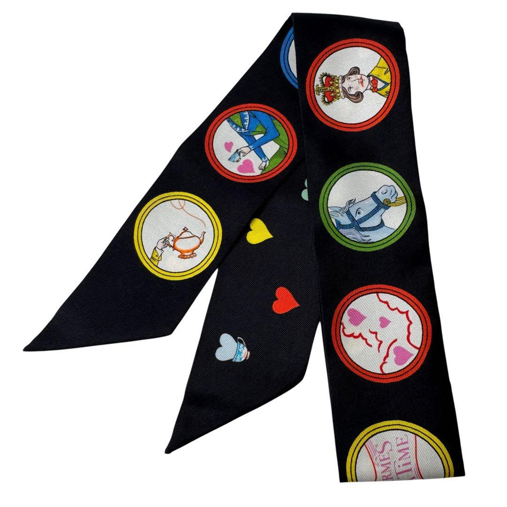 Hermes Twilly Tea Time Silk Scarf — view 2