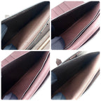Hermes Bearn Dupri Trifold Wallet Black Chevre — view 5