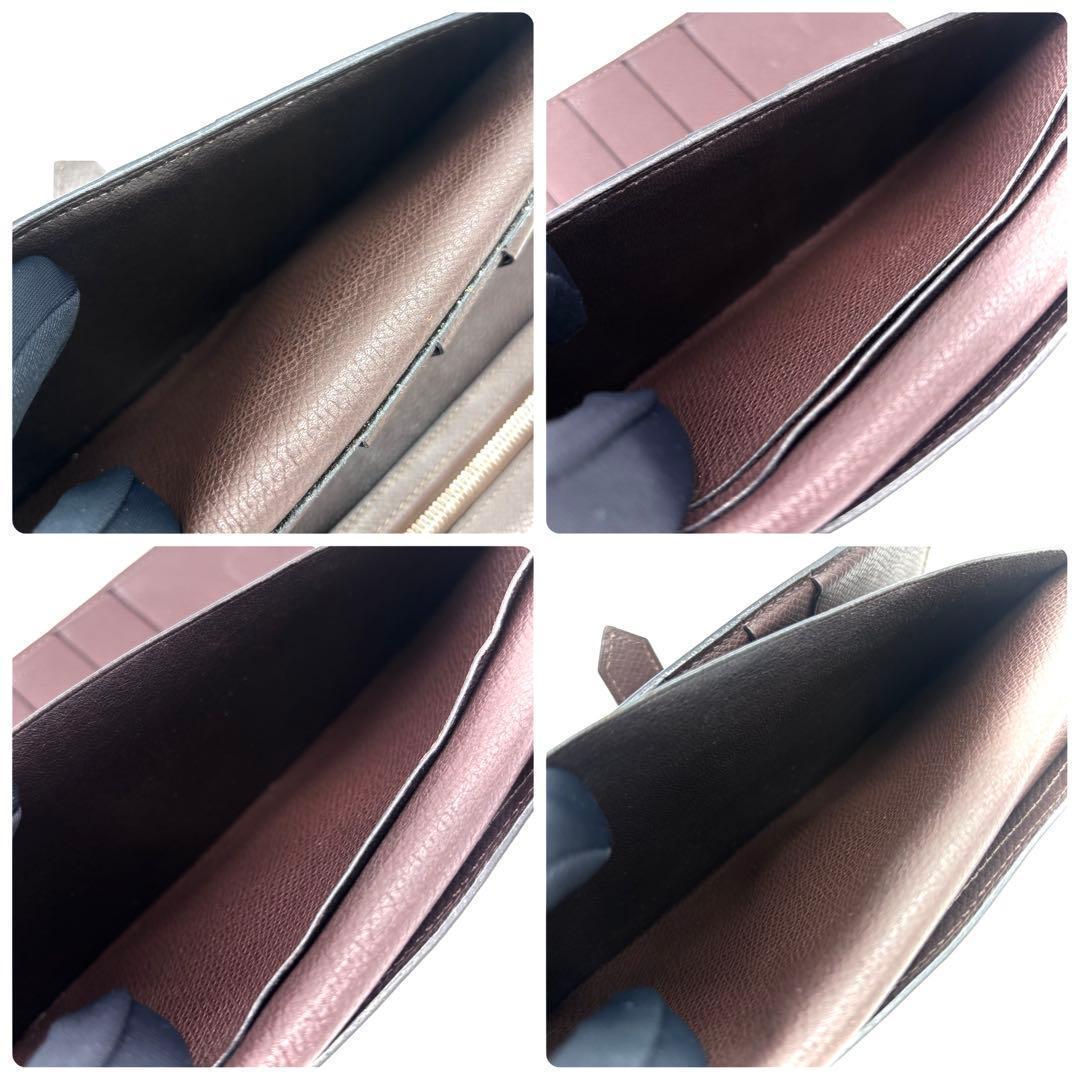 Hermes Bearn Dupri Trifold Wallet Black Chevre — view 5