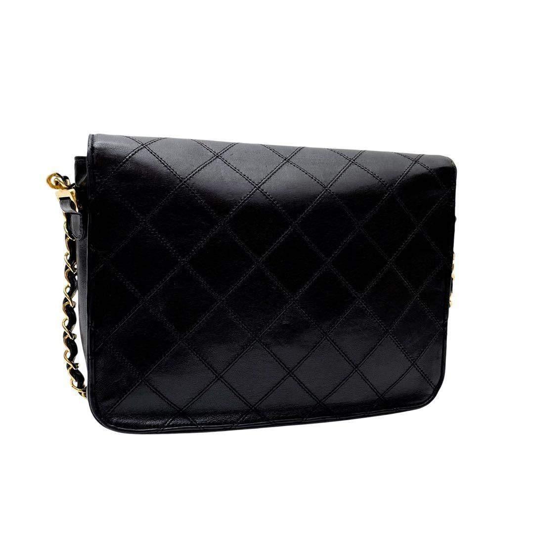 Chanel Bicolor Quilted Big CC Logo Chain Shoulder Bag — view 2