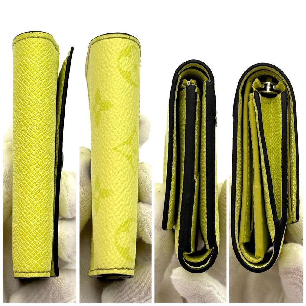 Louis Vuitton Victor Wallet Taigarama Yellow — view 8