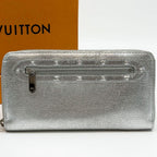 Louis Vuitton Limited Edition Zippy Wallet Suhali Silver Round — view 2
