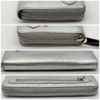 Louis Vuitton Limited Edition Zippy Wallet Suhali Silver Round — view 4