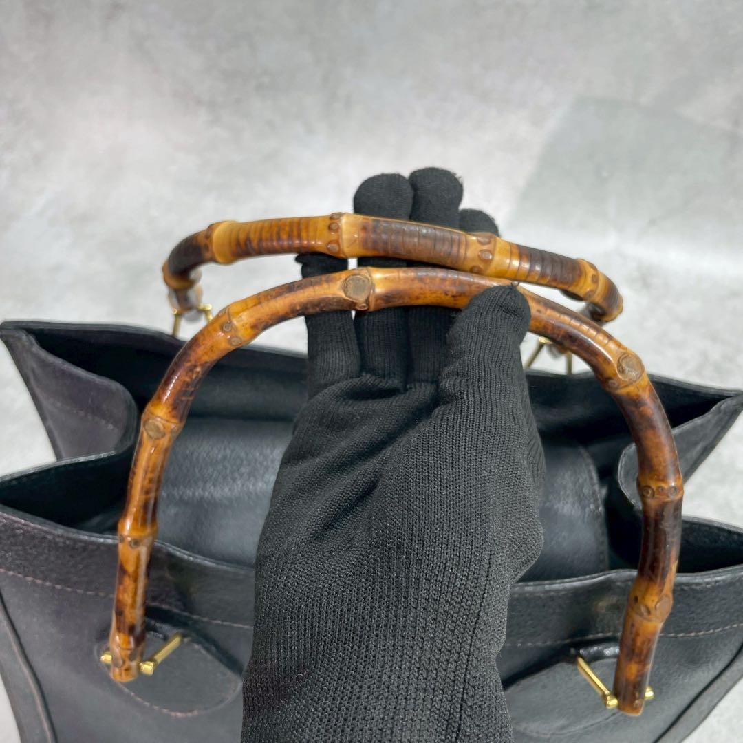 Gucci Handbag Diana Bamboo Black Leather — view 4
