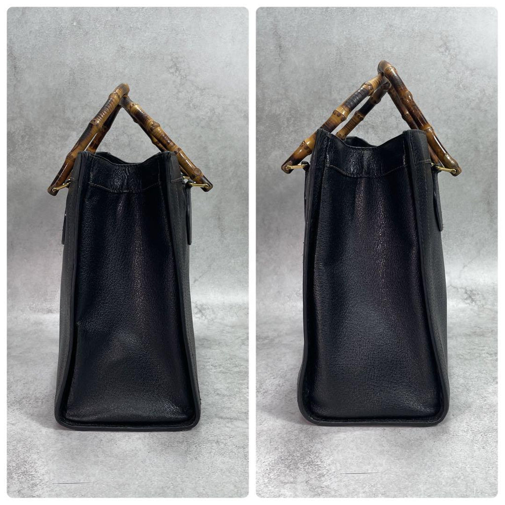 Gucci Handbag Diana Bamboo Black Leather — view 7