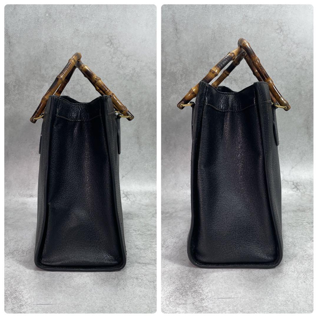 Gucci Handbag Diana Bamboo Black Leather — view 7