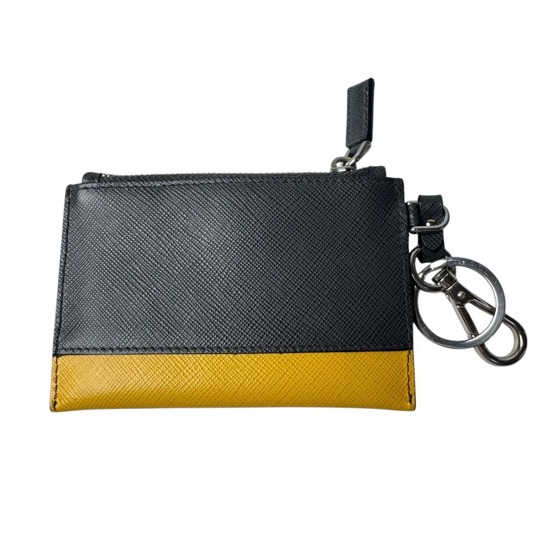 Prada Saffiano Dog Illustration Coin Case — view 3