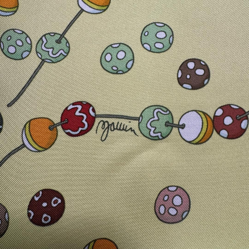 Hermes Carre 90 Dancing Pearls Scarf — view 5