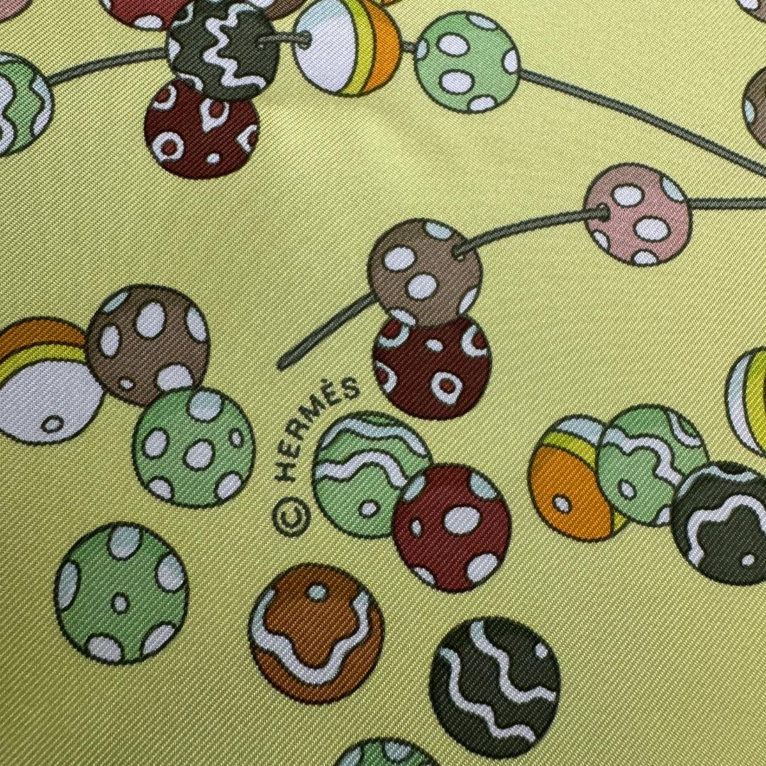Hermes Carre 90 Dancing Pearls Scarf — view 6