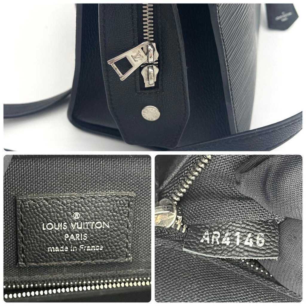 Louis Vuitton Epi Vano MM Noir Black Shoulder Handbag — view 9
