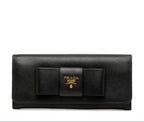Prada Ribbon Wallet Black — view 2