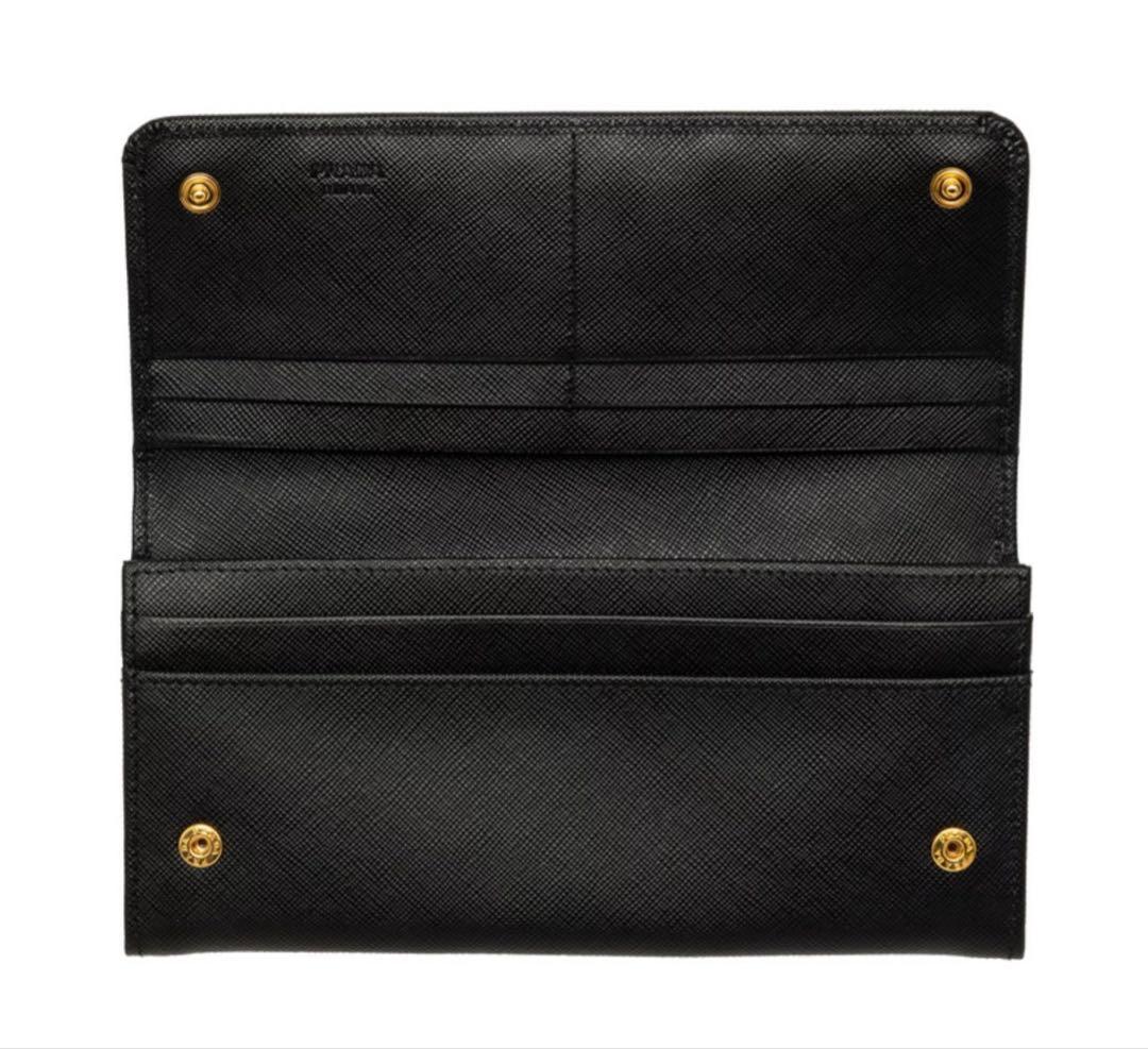 Prada Ribbon Wallet Black — view 5