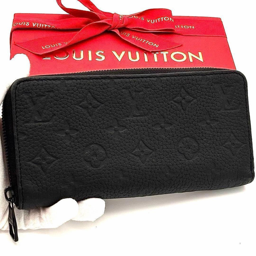 Louis Vuitton Wallet Zippy Horizontal Black