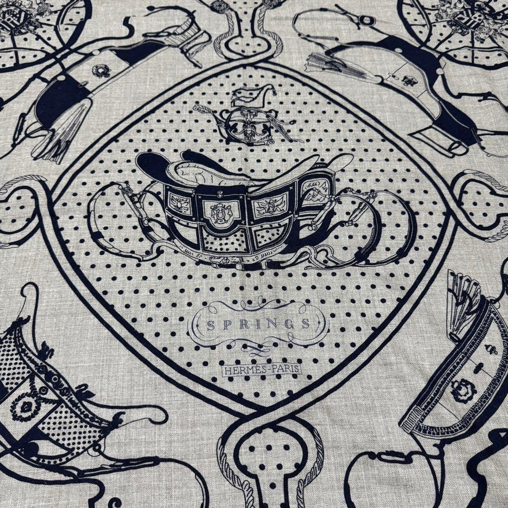 Hermes Carre Spring Bandana Scarf — view 6