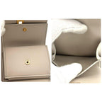 Celine Wallet Small Gray Leather — view 6