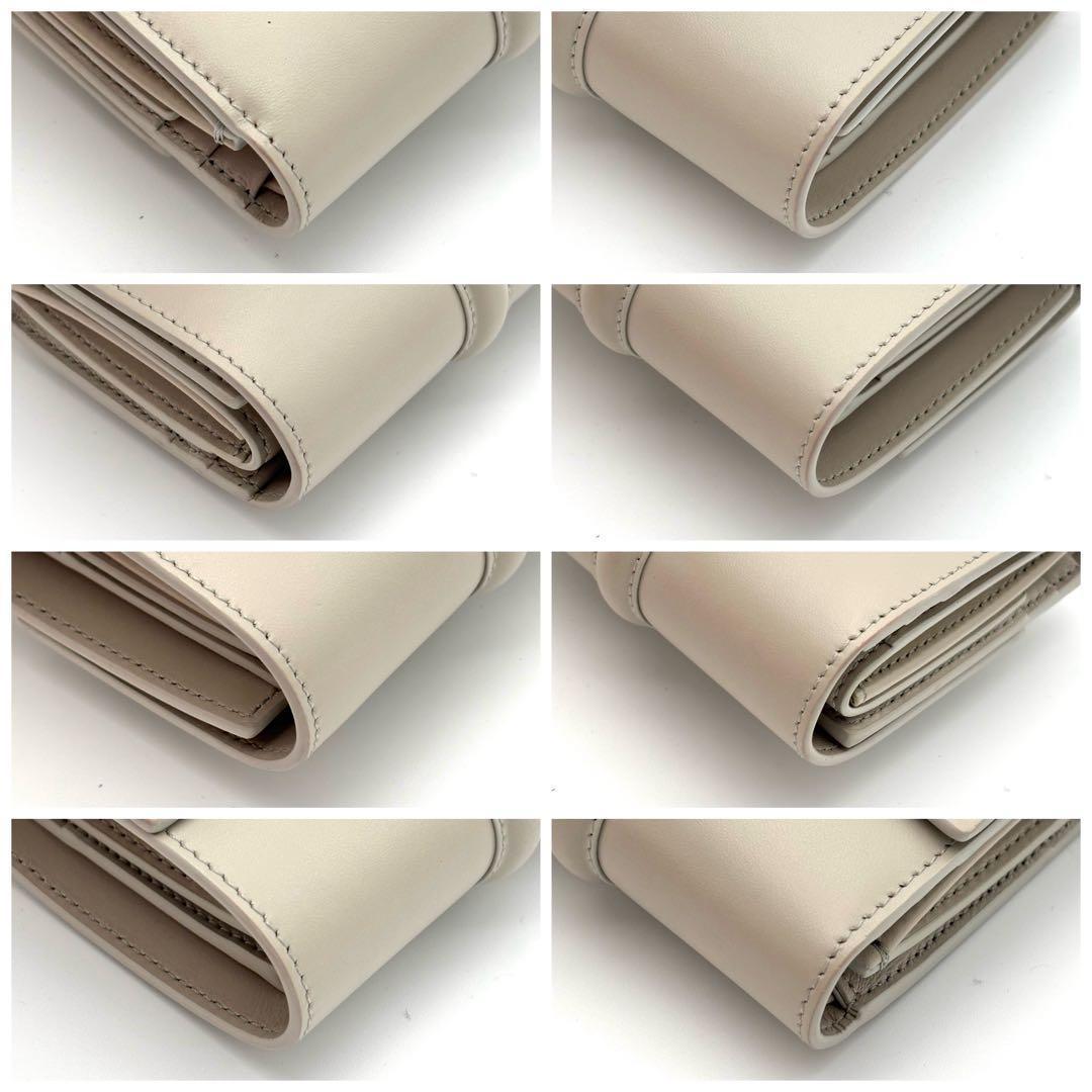 Celine Wallet Small Gray Leather — view 8