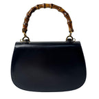 Gucci Vintage Bamboo 2-Way Mini Shoulder Bag Black — view 3