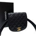 Chanel Quilted Lambskin CC Logo Waist Belt Bag