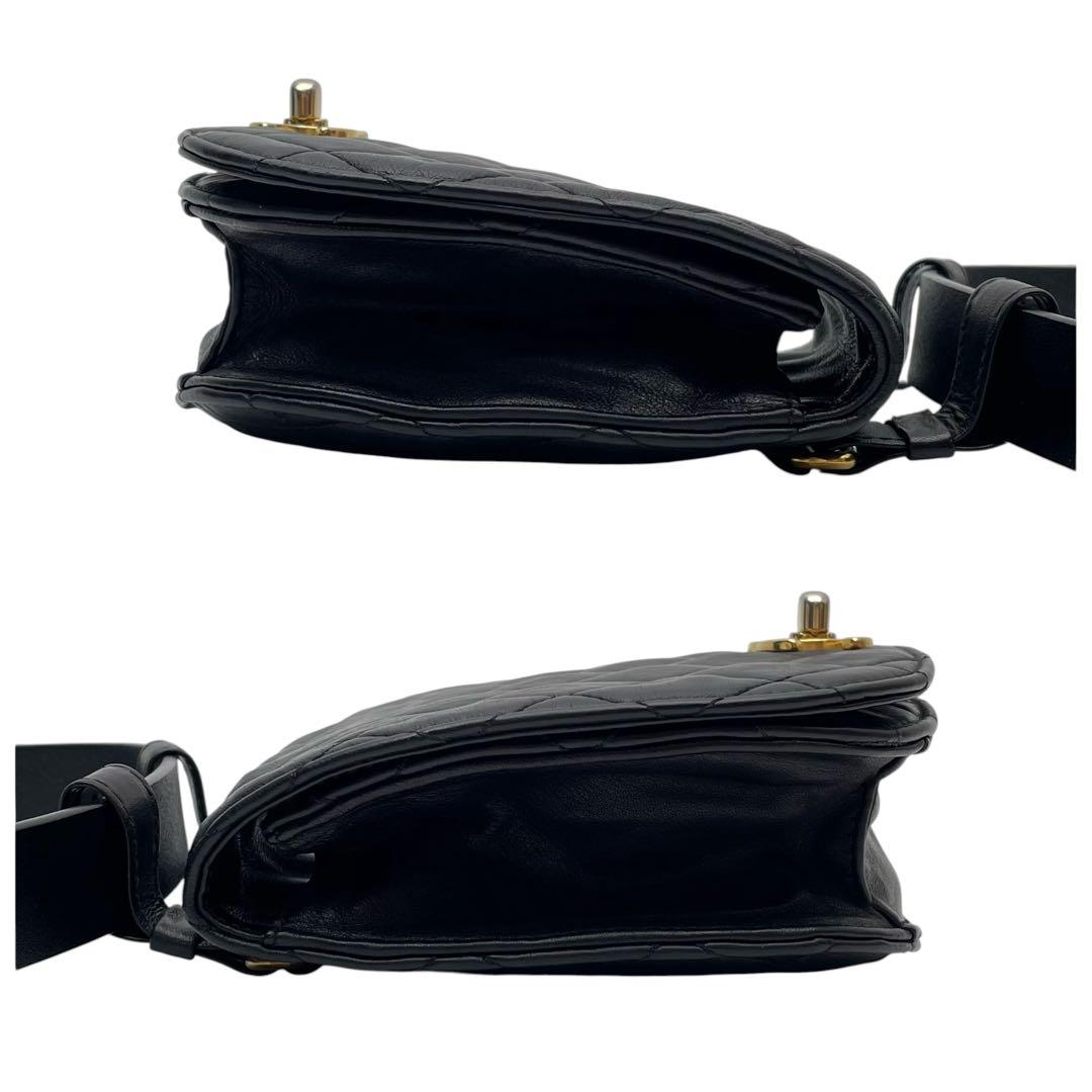 Chanel Quilted Lambskin CC Logo Waist Belt Bag