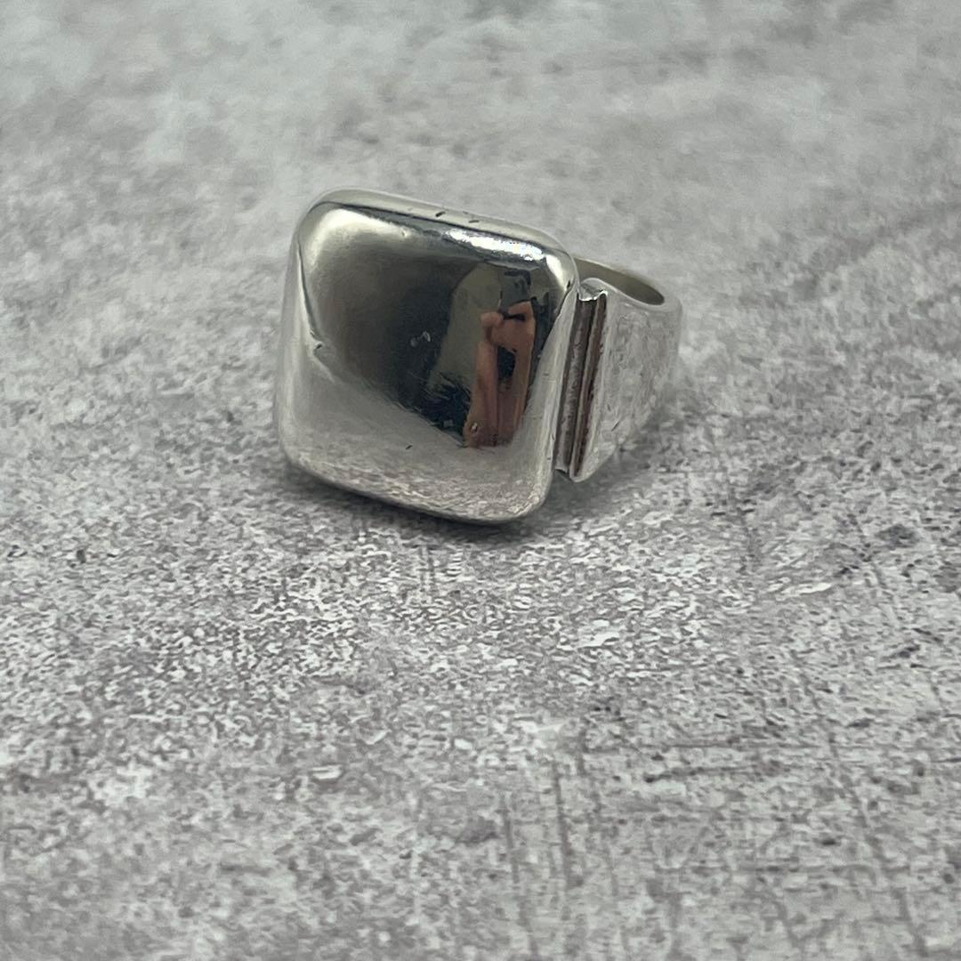 Bottega Veneta Signet Ring Silver