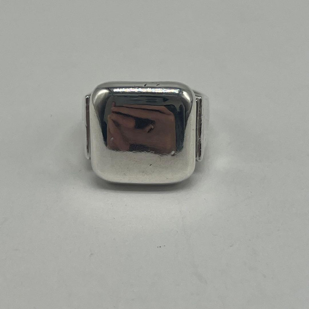 Bottega Veneta Signet Ring Silver — view 2