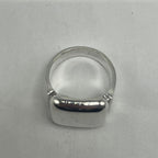 Bottega Veneta Signet Ring Silver — view 6
