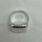 Bottega Veneta Signet Ring Silver — view 7