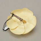 Chanel Camellia Brooch Corsage 8 Ivory White — view 7