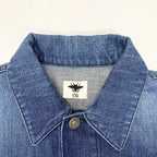 Dior Logo Cotton Denim Jacket Blue — view 7