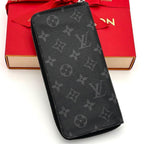Louis Vuitton Zippy Vertical Monogram Eclipse Wallet — view 2