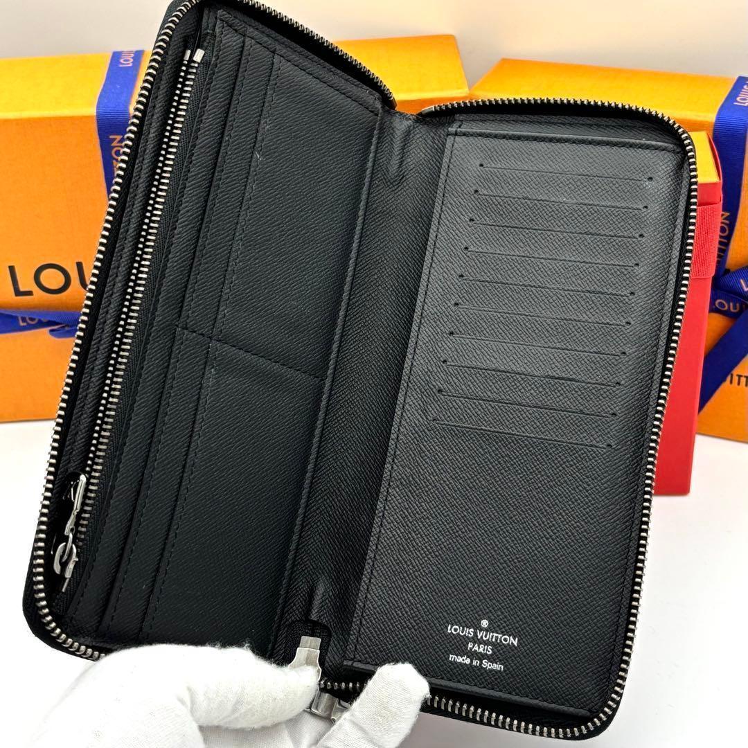 Louis Vuitton Zippy Vertical Monogram Eclipse Wallet — view 3